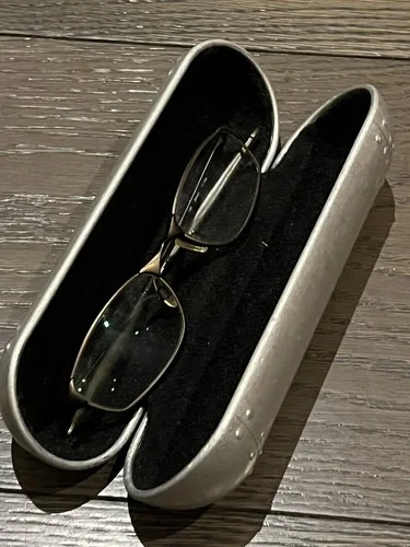 Oakley 11-733 Straight Line 4.0 52mm Brown Eyeglasses Frames And Metal Vault 2