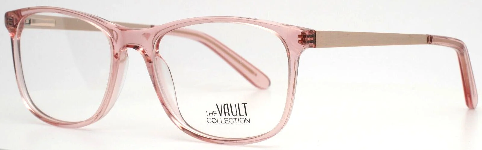THE VAULT COLLECTION V136Z 330 Pink Transparent Womens Eyeglasses 52-17-140 B:39 3